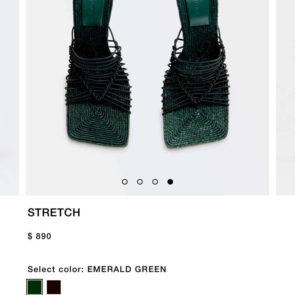 Bottega Veneta emerald size 37 . New